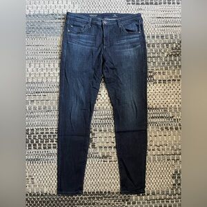 👖 Adriano Goldschmied AG Jeans Ladies Skinny Stretch Jeans, Dark Wash, Size 31R